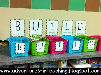 First Grade Classroom: BUILD Math Stations