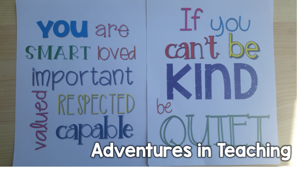 First Grade Classroom: Inspirational Quote for Kids