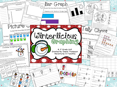 http://www.teacherspayteachers.com/Product/Winterlicious-Graphing-for-1st-Grade-1003056