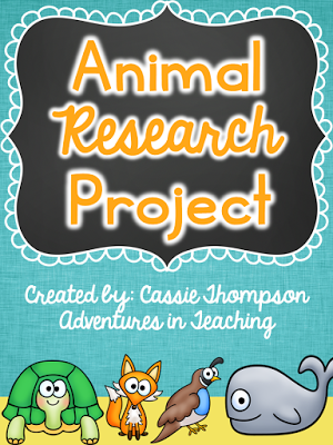 Animal Research Project in the Lower Grades | Adventures in Teaching